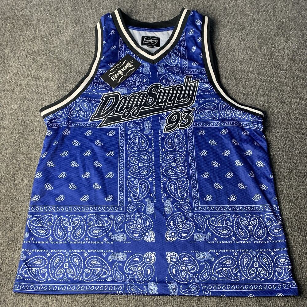 Snoop Dogg Basketball Jersey By Dogg Supply Tank Top Compton Crip Mens Medium